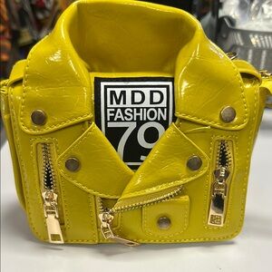 Yellow Mini Jacket Bag